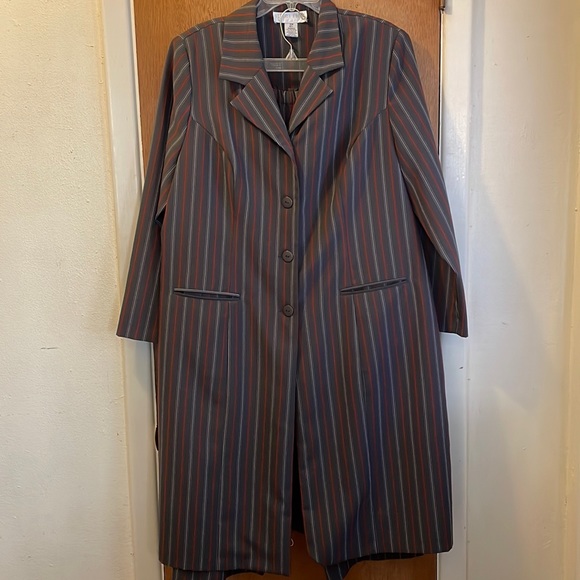 Allison Woods Sz 18W Timeless 2PC Set Duster & Pant Business Chic Retro
Fall - Picture 1 of 11